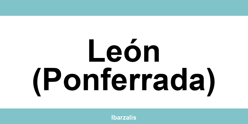 Teléfono directo de la oficina Zeleris en León (Ponferrada)